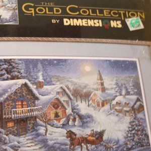Vintage Christmas Counted Cross Stitch Kit
